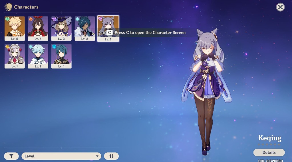 Genshin Impact Account Keqing 5star Video Gaming Others On Carousell
