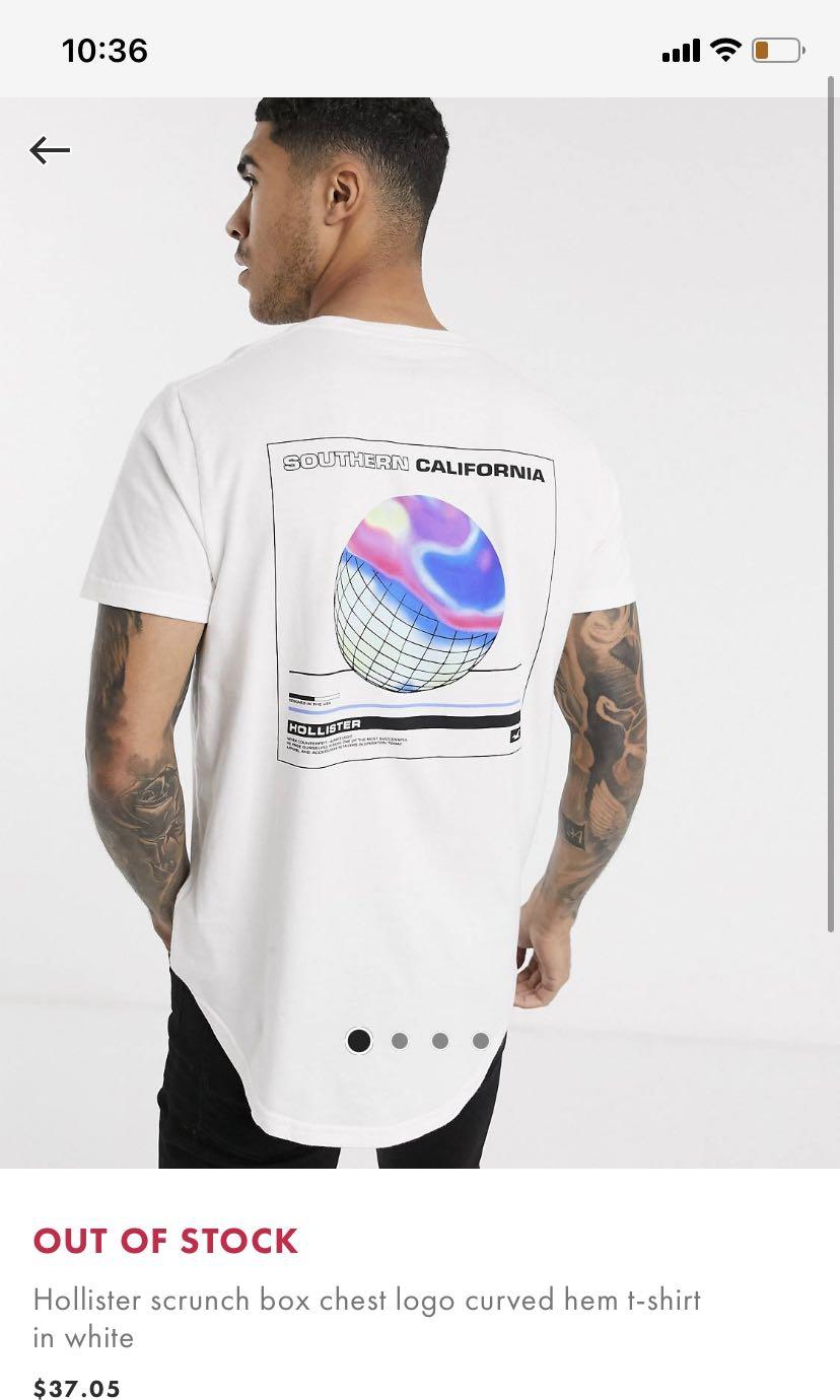 Hollister box logo shirt clearance