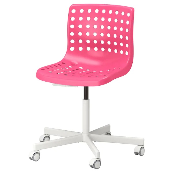 Pink ikea office chair sale