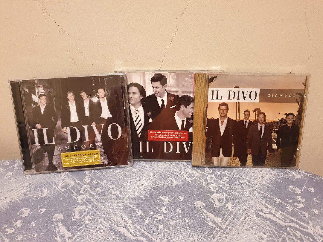 Il Divo Audio Cd Collection Music Media Cds Dvds Other Media On Carousell