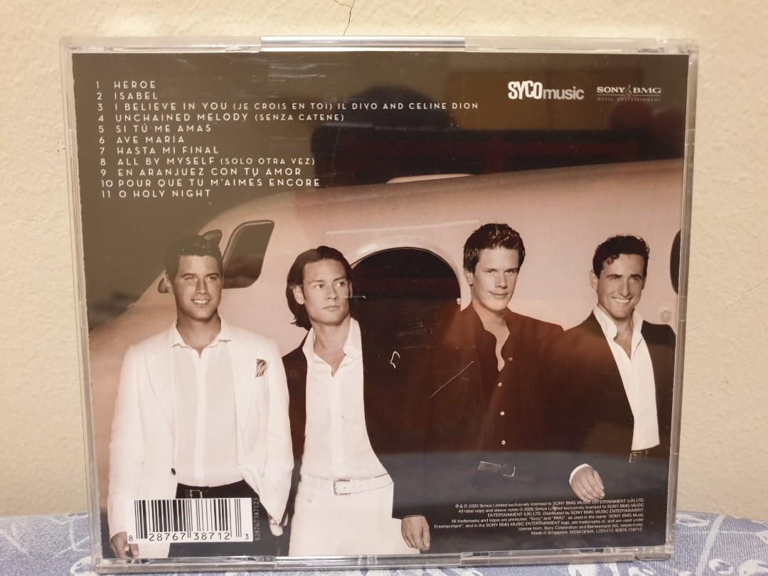 Il Divo Audio Cd Collection Music Media Cds Dvds Other Media On Carousell