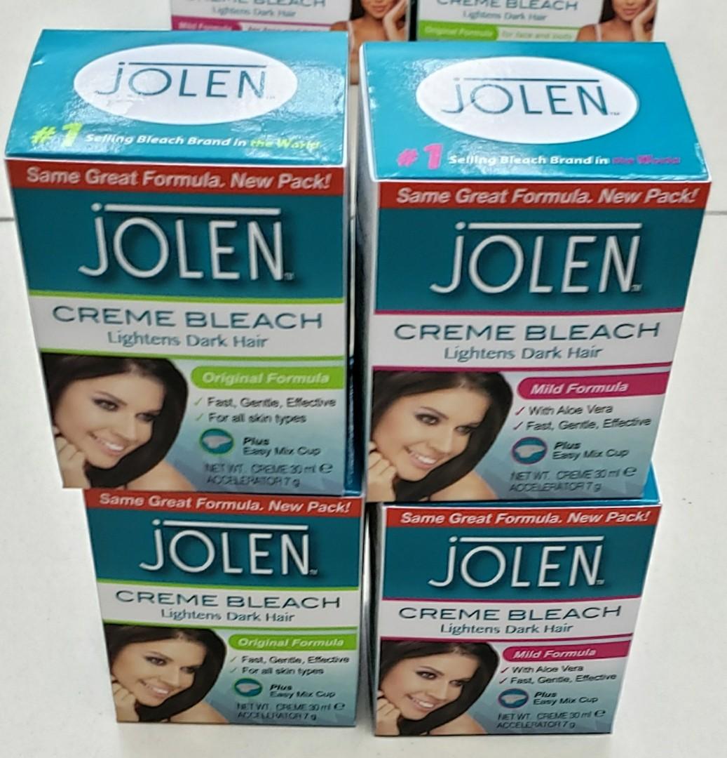 美國Jolen Creme Bleach Original formula漂眉劑 眉毛用漂劑 規格 30ml+7g, 美容＆個人護理, 沐浴