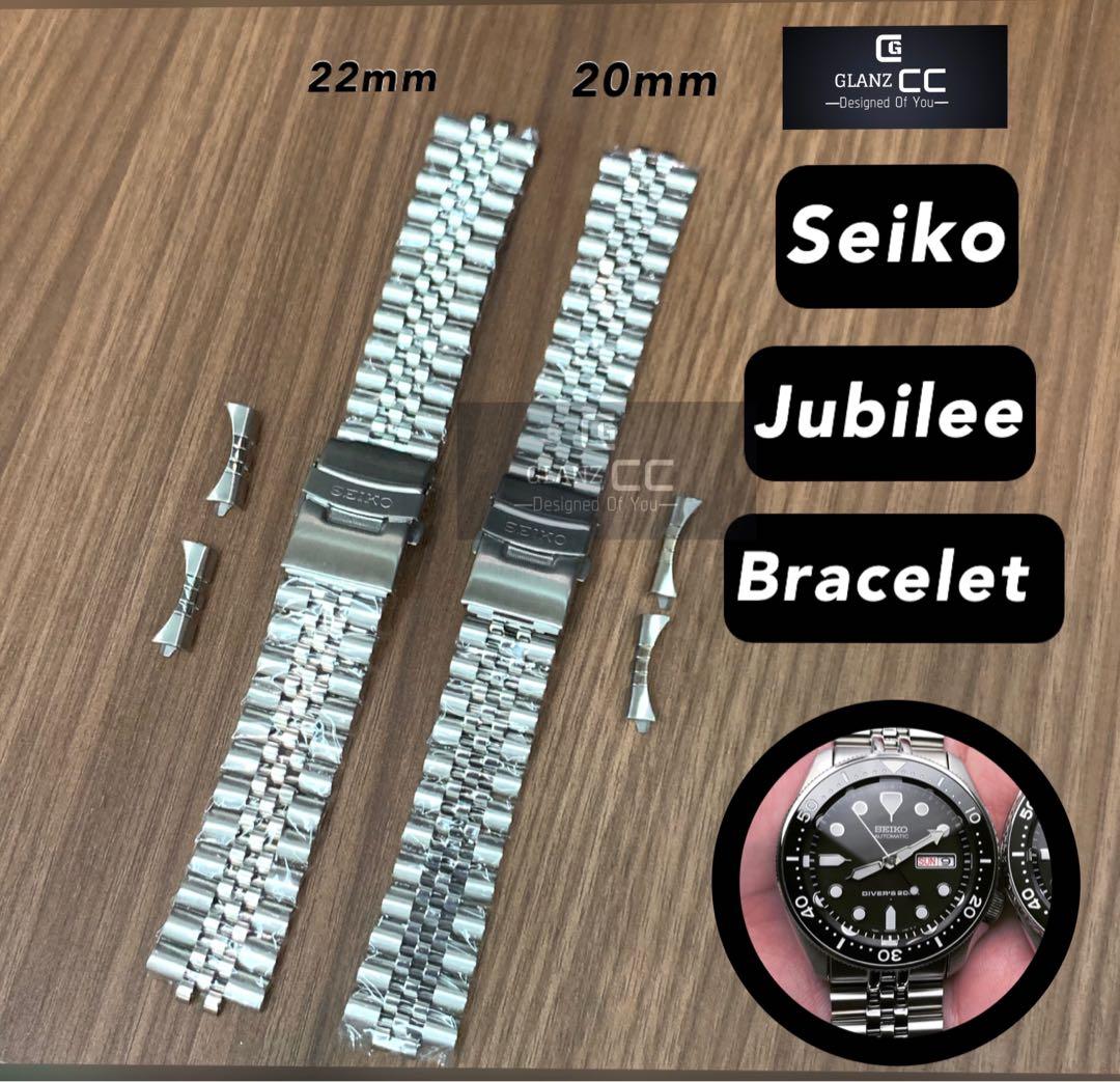 Jubilee bracelet Stainless Steel 20mm 22mm Replacement For Seiko Diver,  Men's Fashion, Watches & Accessories, Watches on Carousell