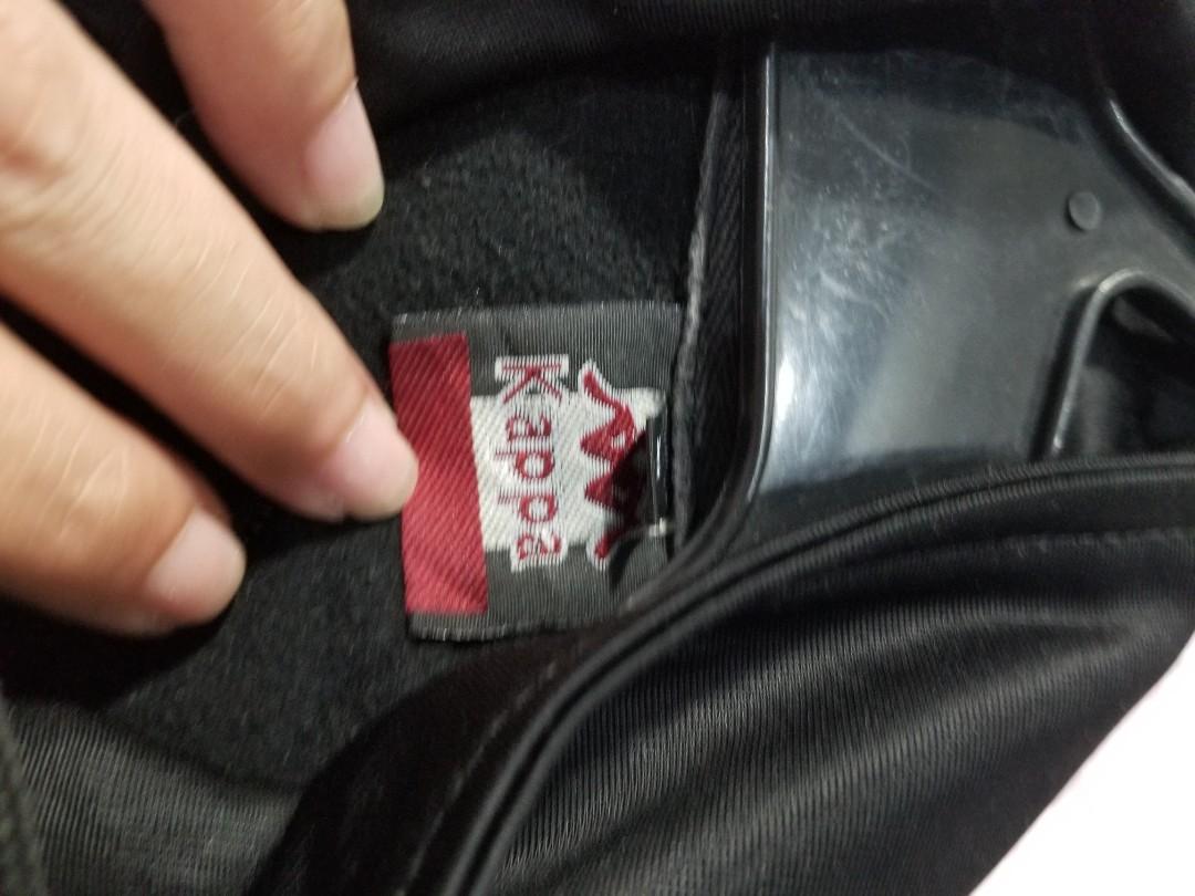 Kappa Black Jacket (Category: Coats, Jackets and Outerwear) located in Paranaque City. Submitted by politzki (Listing ID 1043082278, Image 3). Description: chest 18in length 21in sleeves 22in no flaw.
