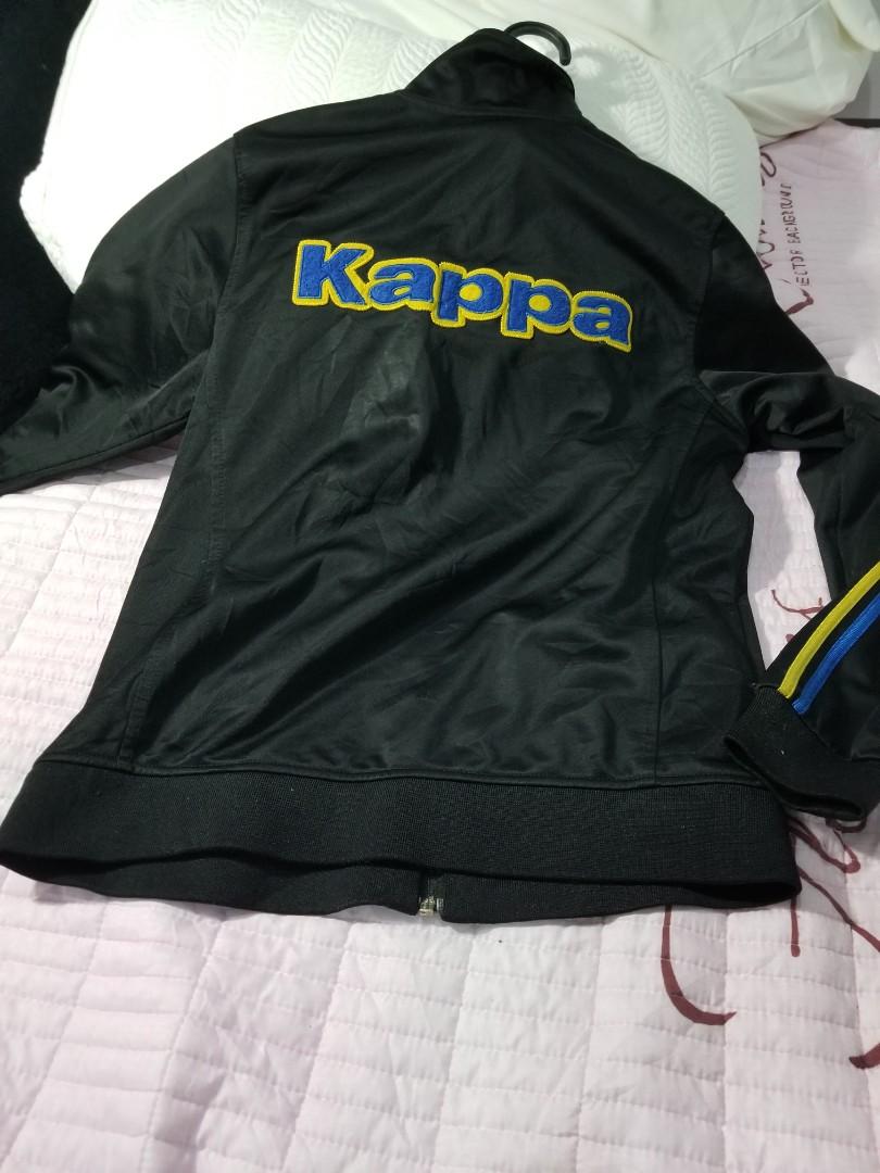 Kappa Black Jacket (Category: Coats, Jackets and Outerwear) located in Paranaque City. Submitted by politzki (Listing ID 1043082278, Image 2). Description: chest 18in length 21in sleeves 22in no flaw.