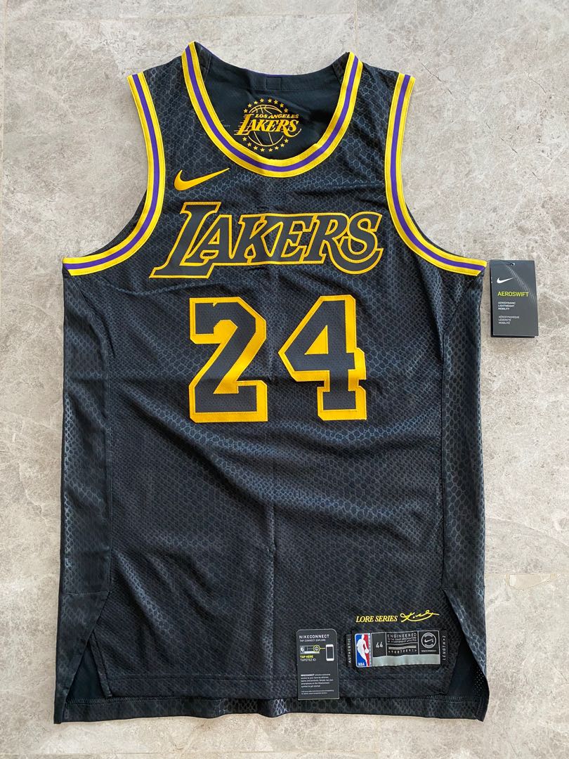 100% Authentic Kobe Bryant Nike #24 Lakers Jersey Wish Patch Size