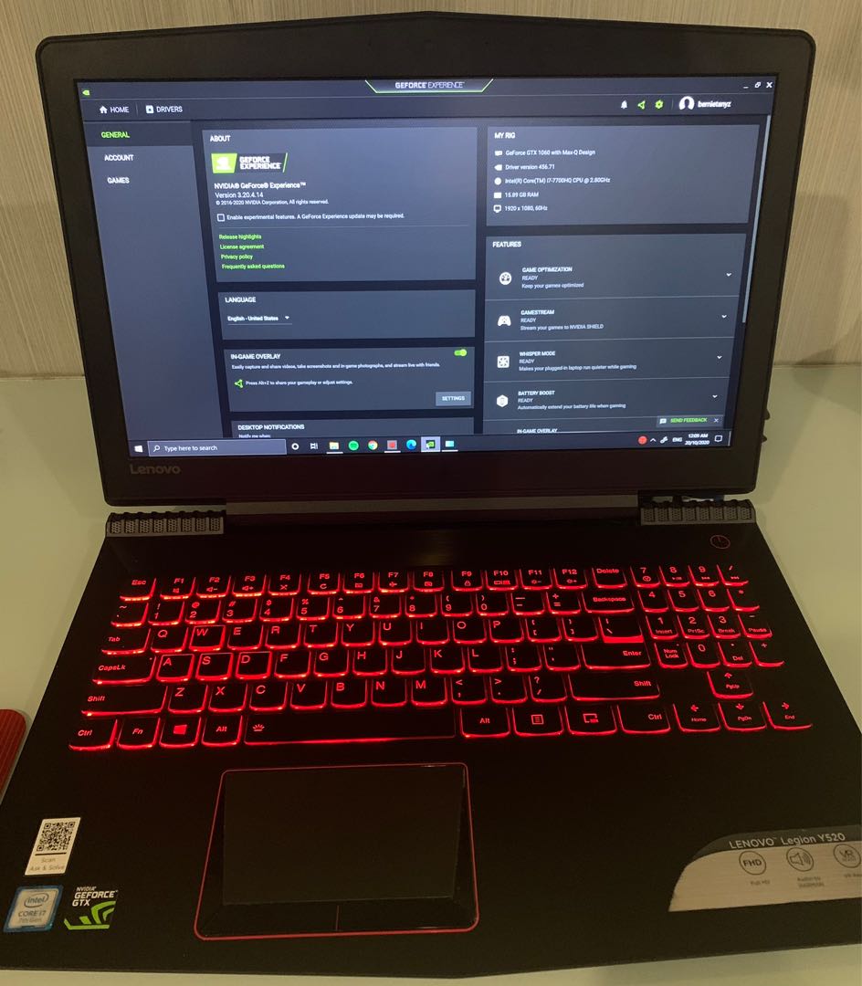 Lenovo Legion Y520 Electronics Computers Laptops On Carousell