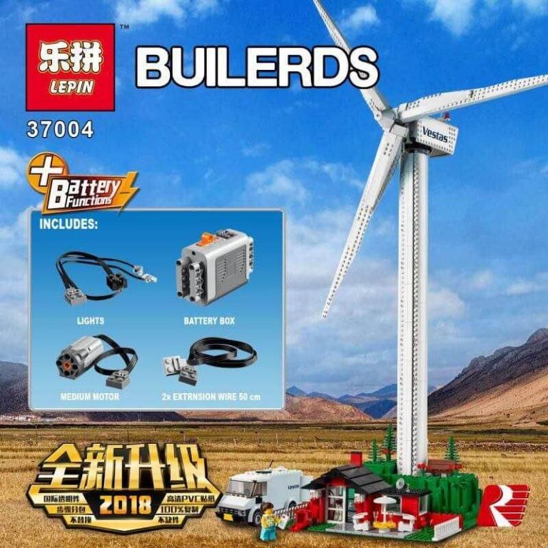 Lepin Lego Vestas Wind Mill Windmill Turbine Electric Fan Tower