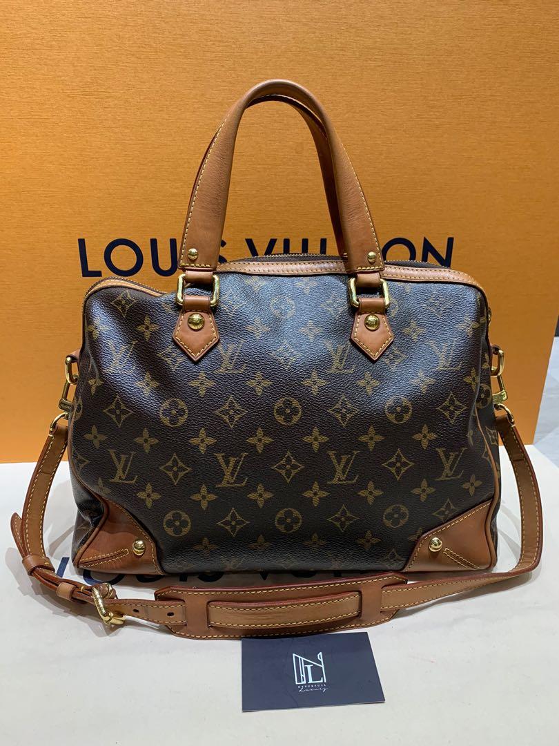 Louis Vuitton Retiro PM Mono review, Channel, Dooney & Bourke, comparing  different leathers/canvas! 