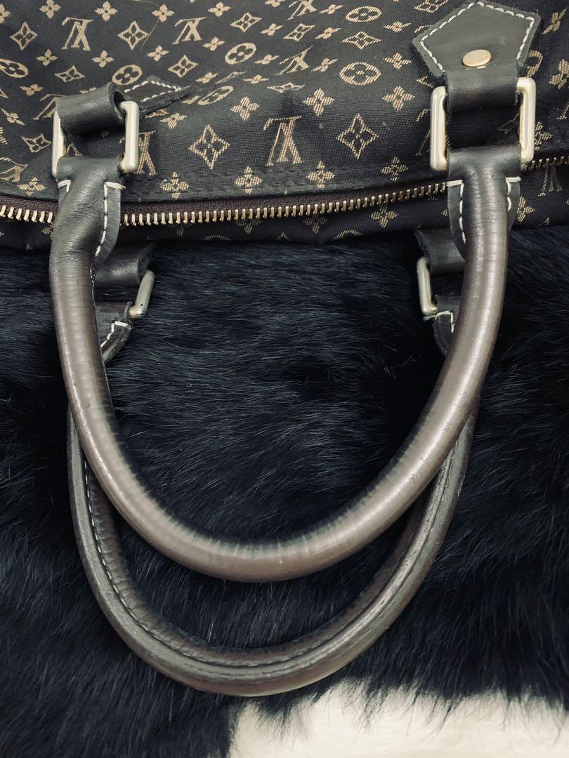 Speedy cloth handbag Louis Vuitton Brown in Fabric - 23884779
