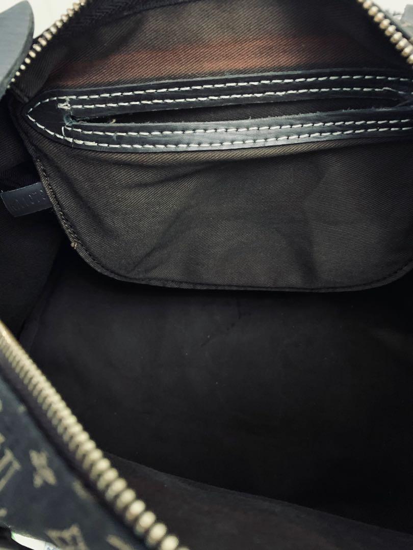 Speedy cloth handbag Louis Vuitton Brown in Cloth - 36708553