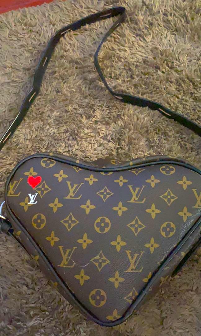 LV Heart shaped bag, Women's Fashion, Bags & Wallets, Cross-body