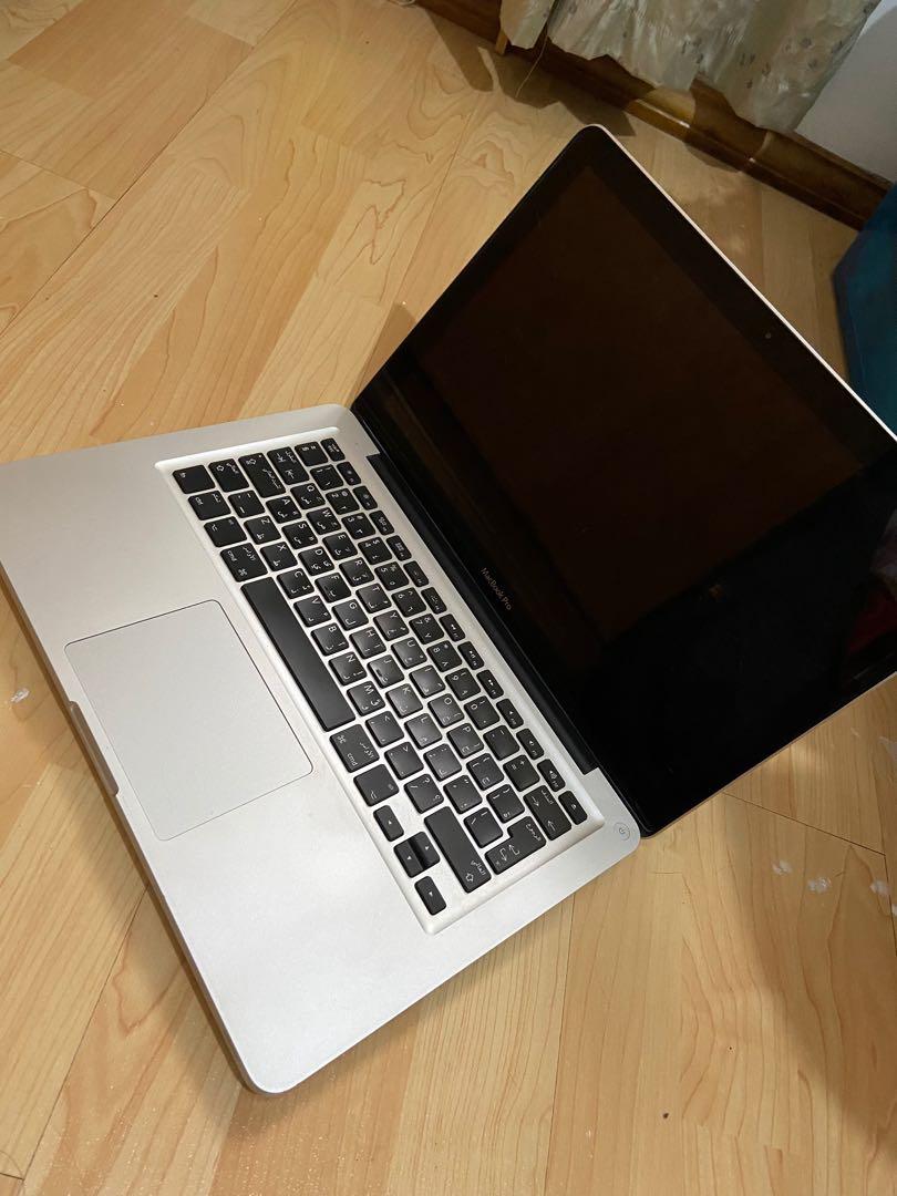 Macbook Pro 2012 (non-retina) (Category: Laptops & Notebooks) located in Manila. Submitted by bebinbuys (Listing ID 1043001140, Image 2). Description: Selling my old macbook pro - 2012, non retina display - 13 inches - runs well, no issues - original charger - you can upgrade its SSD and ram - last price posted, will not entertain low balls for this -keyboard has arabic because this was bought in saudi - has all the ports you need and also a work