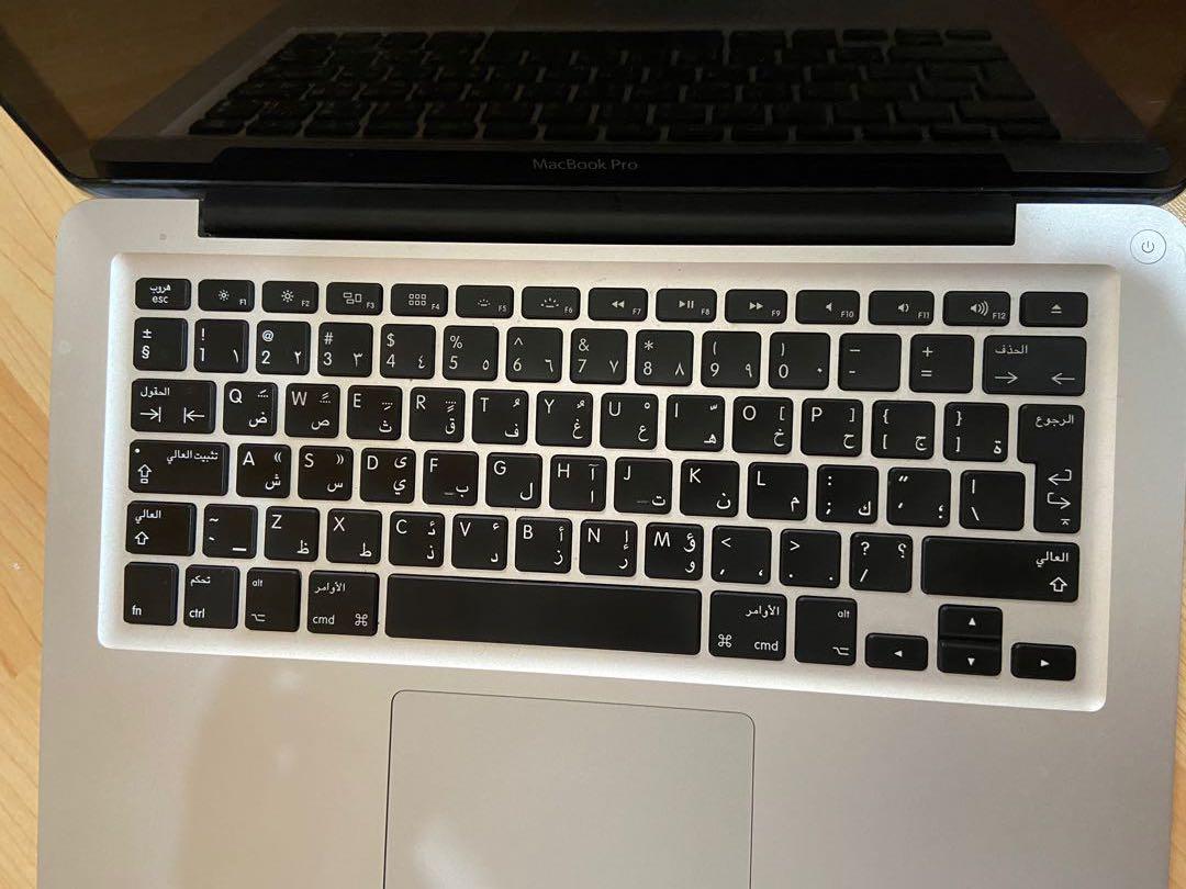 Macbook Pro 2012 (non-retina) (Category: Laptops & Notebooks) located in Manila. Submitted by bebinbuys (Listing ID 1043001140, Image 3). Description: Selling my old macbook pro - 2012, non retina display - 13 inches - runs well, no issues - original charger - you can upgrade its SSD and ram - last price posted, will not entertain low balls for this -keyboard has arabic because this was bought in saudi - has all the ports you need and also a work