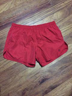 MENS ABOVE THE KNEE TOPMAN BOARD SHORTS (RED)