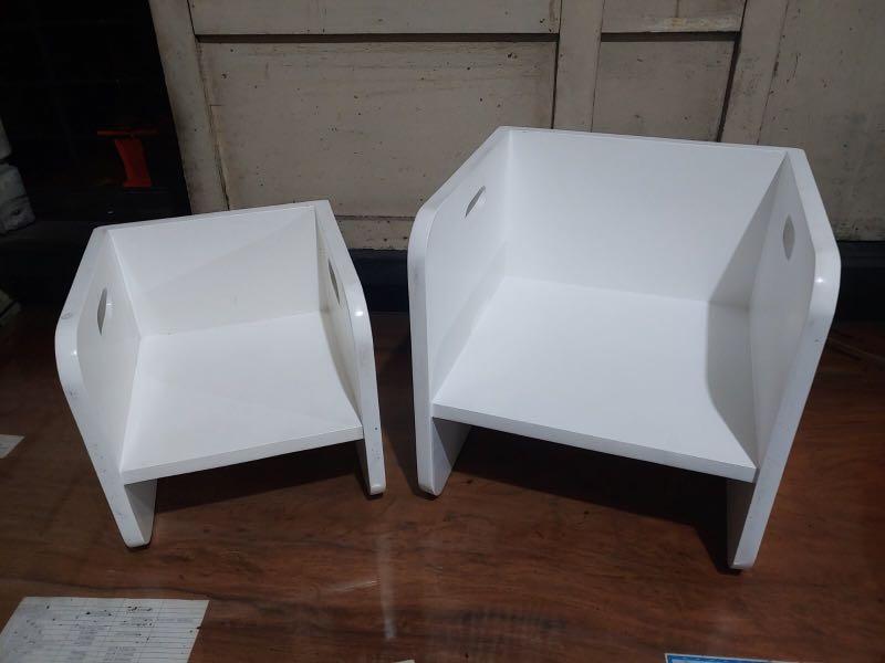 Montessori Cube Table And Chair Home Furniture Furniture Fixtures Tables Chairs On Carousell