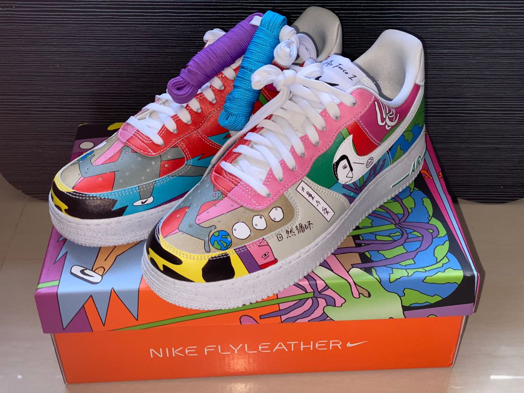 Nike Air Force 1 Flyleather RuoHan Wang Men s Fashion