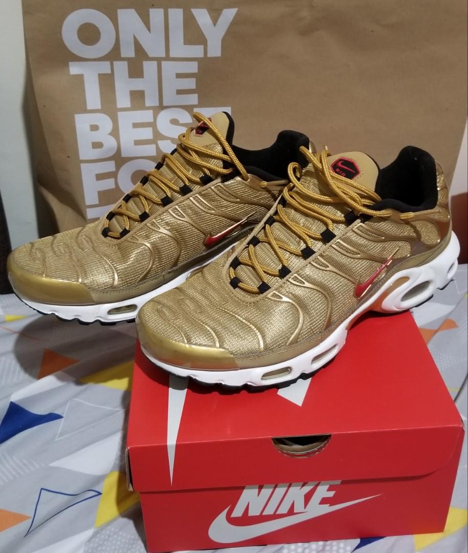 Nike air max 2025 plus metallic gold