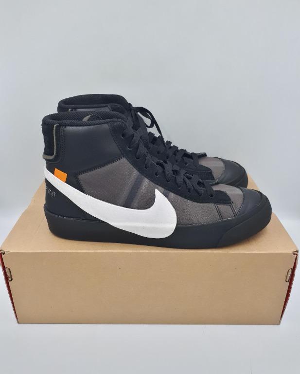 Nike Blazer Mid Off White Grim Reaper Men S Fashion Footwear Sneakers On Carousell