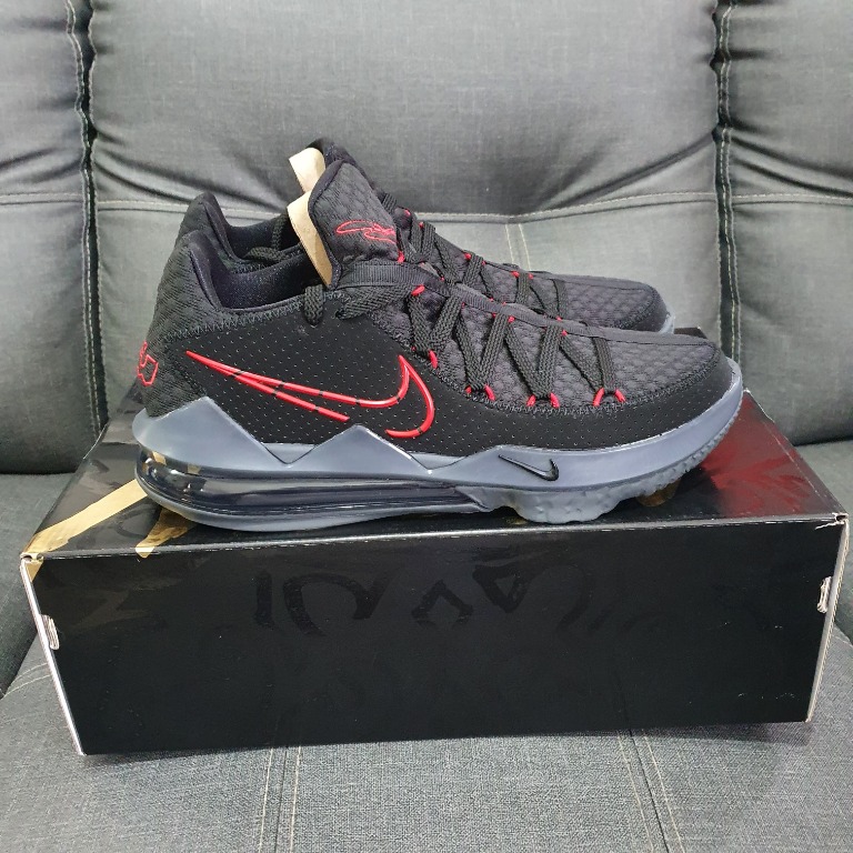 Lebron 17 black and red new arrivals