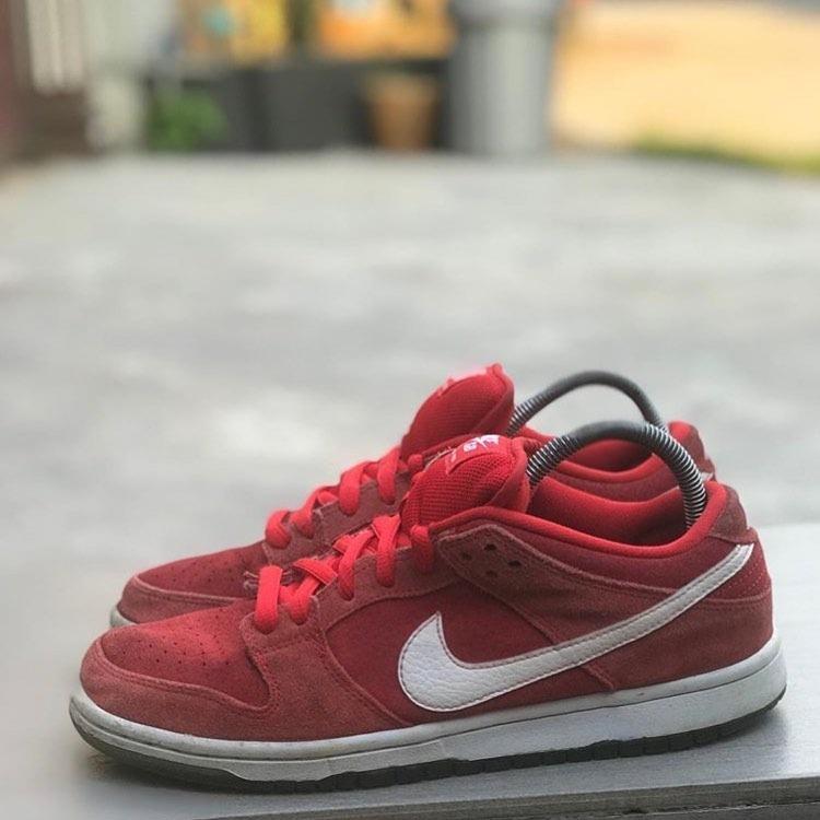 Nike sb dunk low challenge red deals