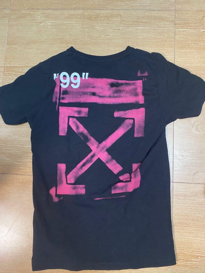 off white impressionism tee black