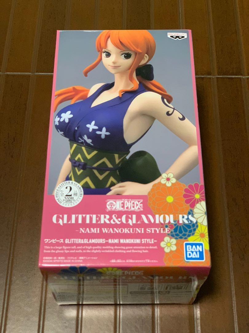 One Piece Glitter & Glamours Nami Wanokuni (Category: Figurines & Statues) located in Pasig City. Submitted by sam.store (Listing ID 1043174167, Image 3). Description: •Approximately 9 inches (23cm) •Made of plastic •From the One Piece anime •Non articulated •MISB Shopee Checkout: https://shopee.ph/product/321390079/7059059718?smtt=0.321409678-1606891577.9.