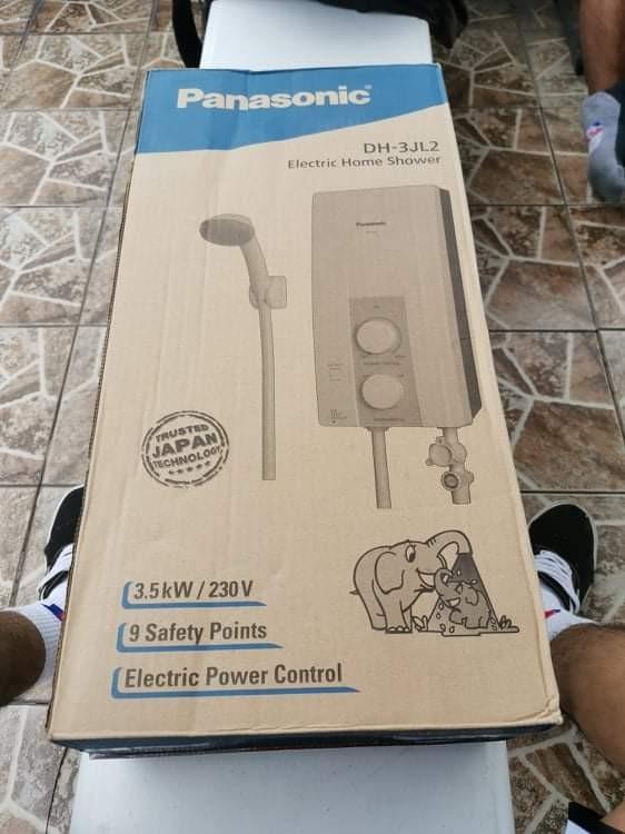 PANASONIC DH-3JL2 SHOWER HEATER, TV u0026 Home Appliances, Air Conditioning and  Heating on Carousell