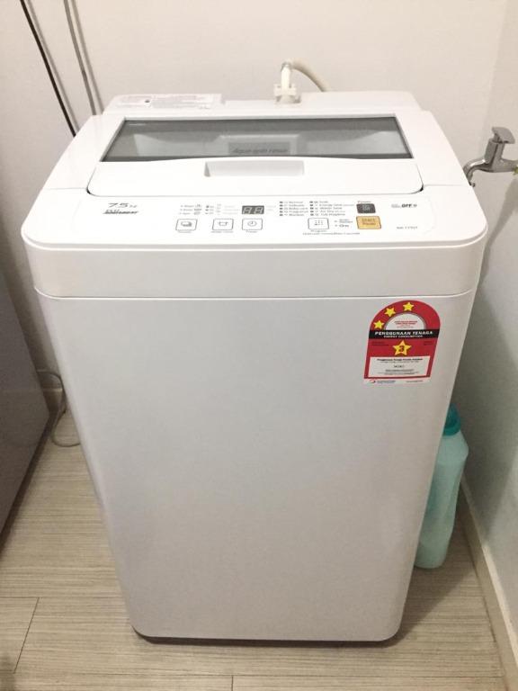 Panasonic Eco Aquabeat Na F75s7 7 5kg Top Load Washing Machine Kitchen Appliances On Carousell