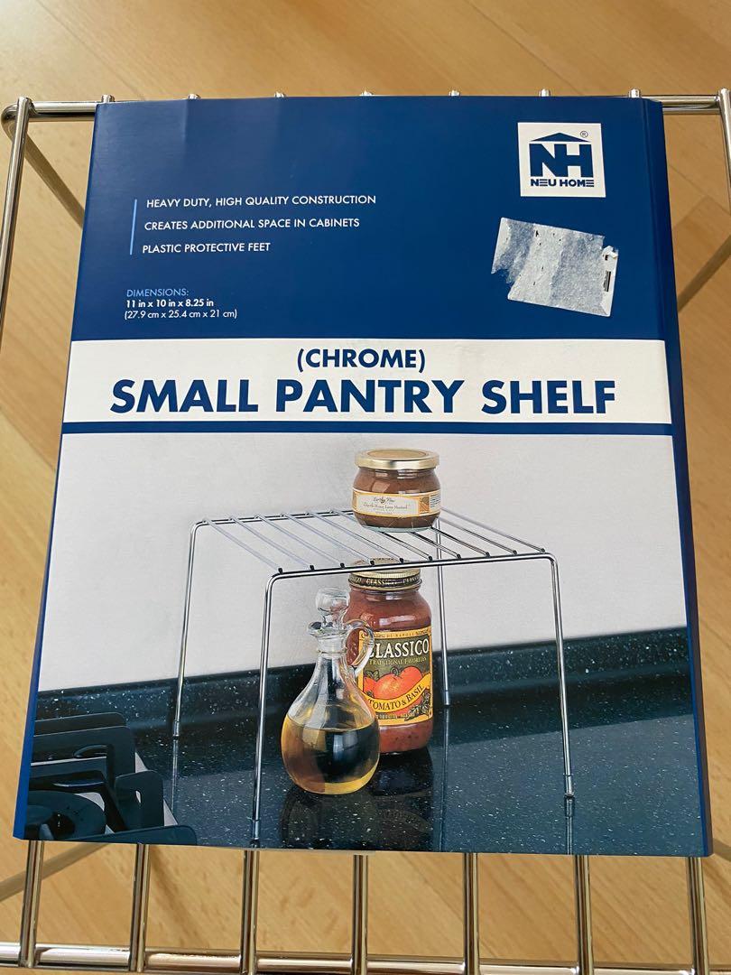 Pantry shelf (Category: Food Organization & Storage) located in Quezon City. Submitted by chiccammy (Listing ID 1043010639, Image 1). Description: Keep your pantry, cupboards, kitchen organized and save space 🙂 I got 2 extras, brand new in plastic. P400 each Shipping c/o buyer MOP: bpi, bdo, gcash Decluttering .