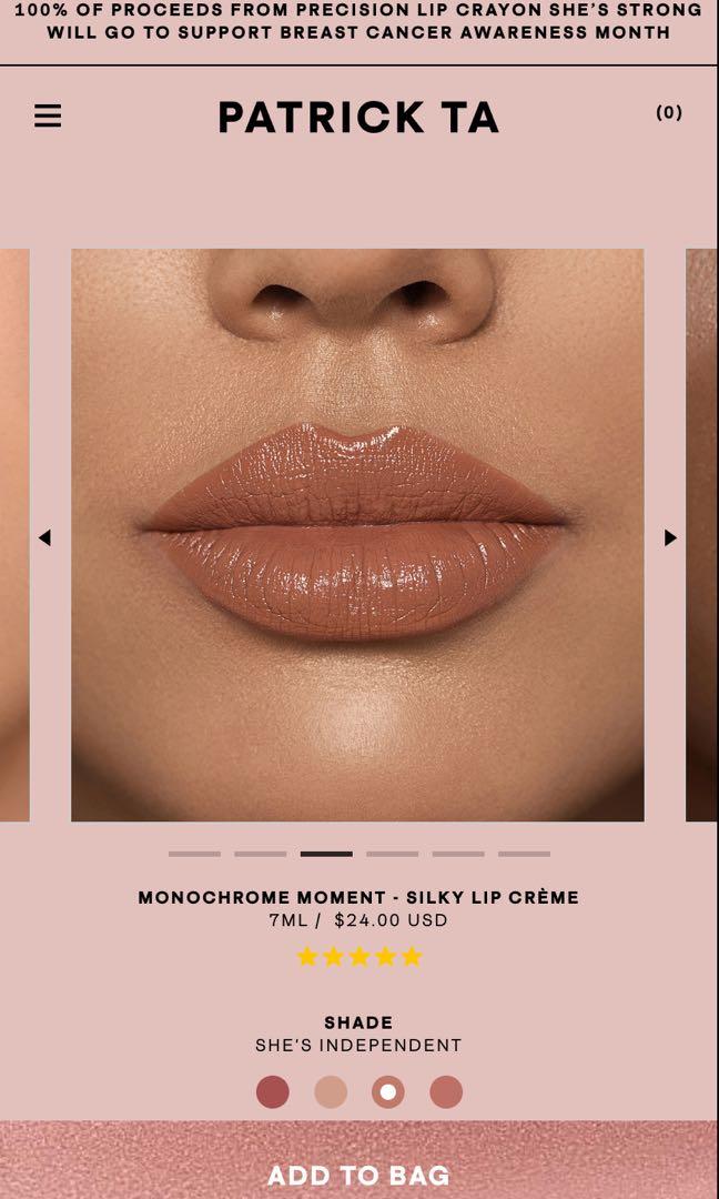 patrick ta silky lip creme