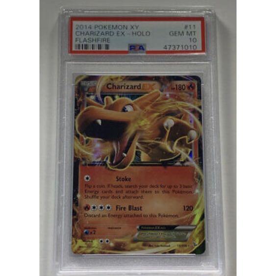 Pokemon Flashfire Holo Rare Charizard Ex 11 Gem Mint Psa 10 Hobbies Toys Toys Games On Carousell