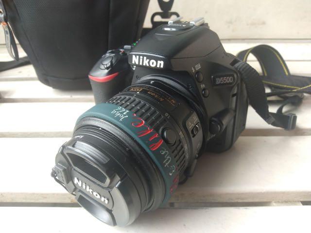 RUSH SALE!! Pre-loved Nikon DSLR (Category: Cameras) located in Manila. Submitted by yellowbeesph (Listing ID 1043037937, Image 2). Description: NIKON D5500 with Delsey Camera Bag Good Condition except for Auto Focus. Suggest customer to see it first before Buying. Preferred meet up Banawe area Qc/ KFC Maceda cor Espana Bought this for P45800 years ago. 17kcan be negotiable :) RFS: not using it .