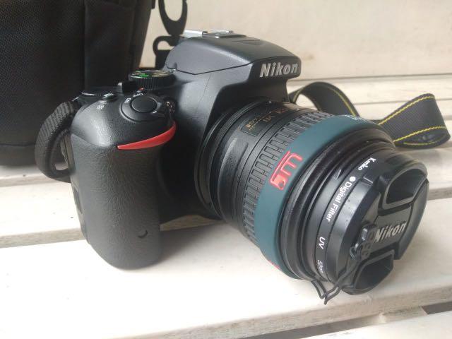 RUSH SALE!! Pre-loved Nikon DSLR (Category: Cameras) located in Manila. Submitted by yellowbeesph (Listing ID 1043037937, Image 1). Description: NIKON D5500 with Delsey Camera Bag Good Condition except for Auto Focus. Suggest customer to see it first before Buying. Preferred meet up Banawe area Qc/ KFC Maceda cor Espana Bought this for P45800 years ago. 17kcan be negotiable :) RFS: not using it .