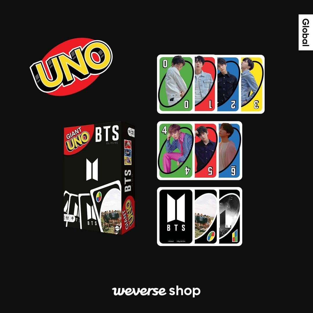 Giant uno cards