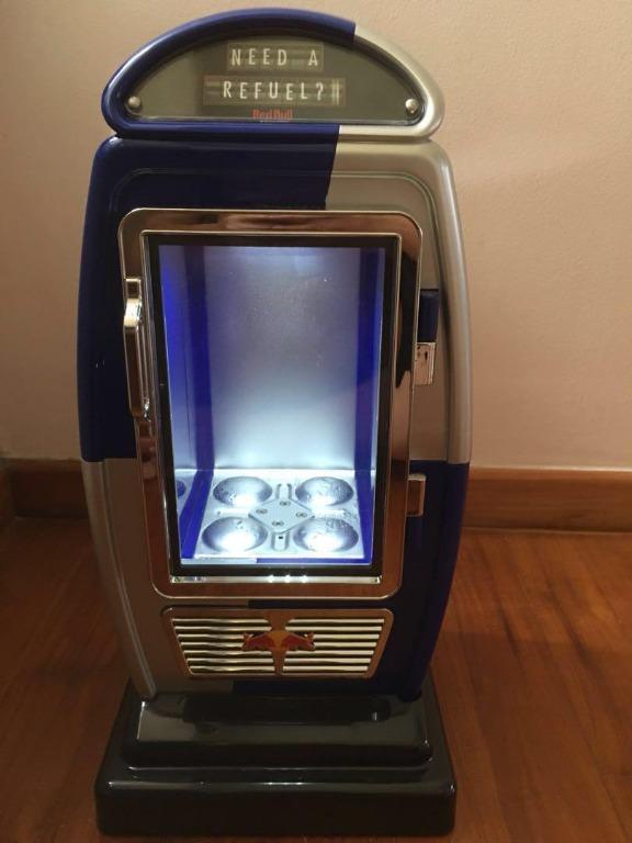RED BULL Refuel Gas Pump Refrigerator RARE TV Home Appliances