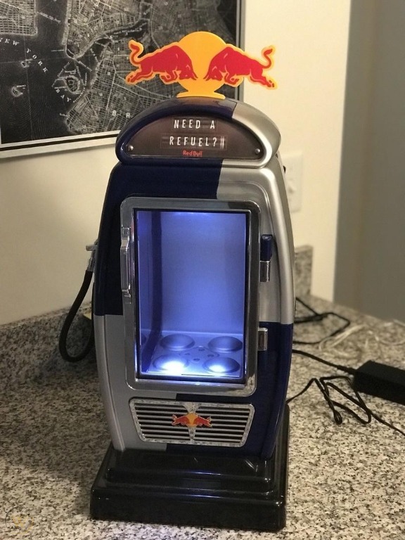 Red bull petrol pump shop fridge for sale