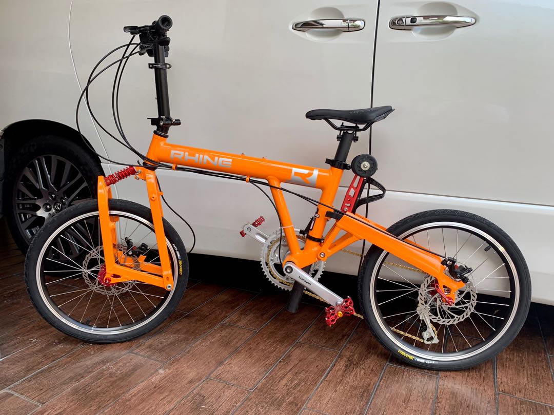 Rhine clearance folding bike