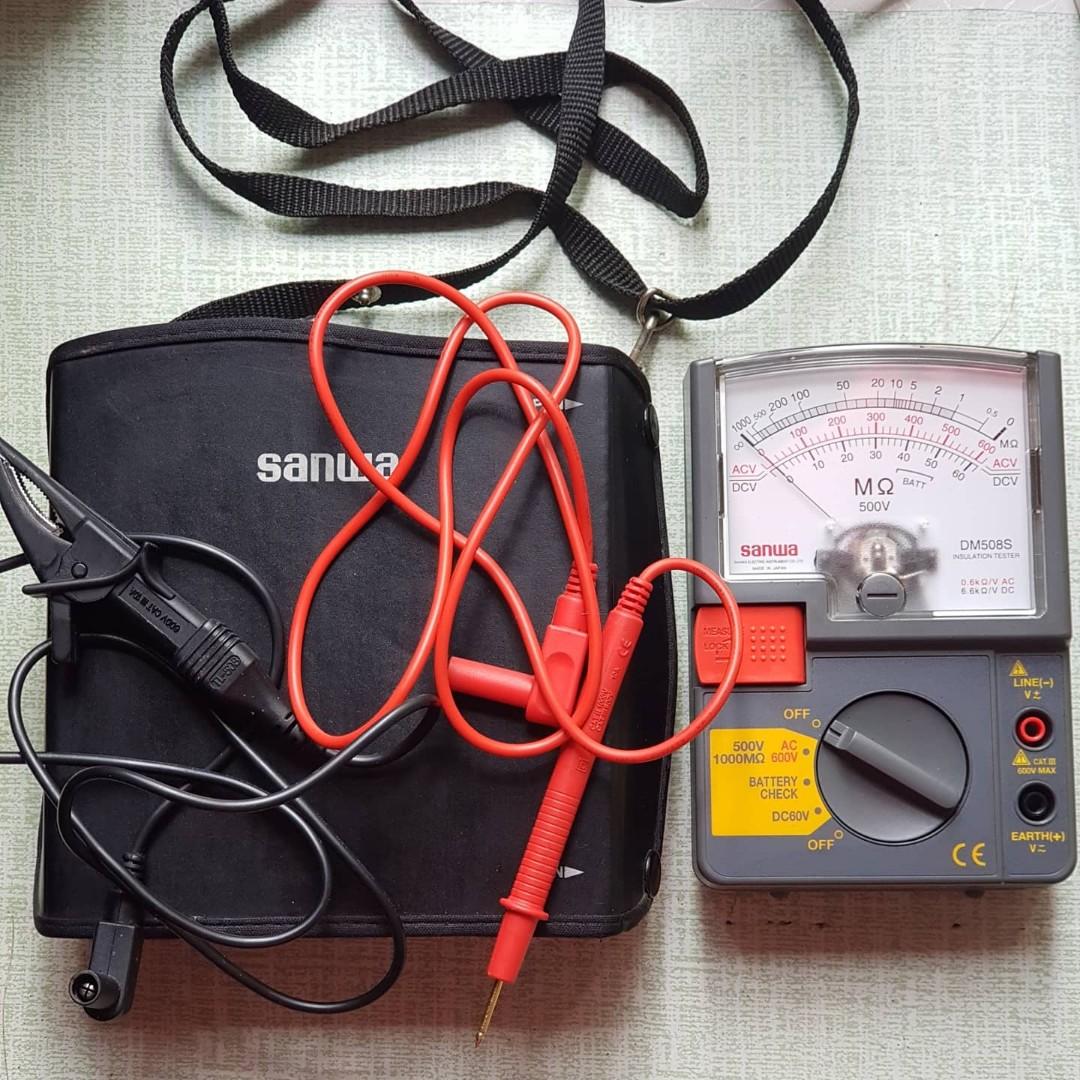 SANWA DM508S Megger Insulation Resistance Tester, Furniture & Home