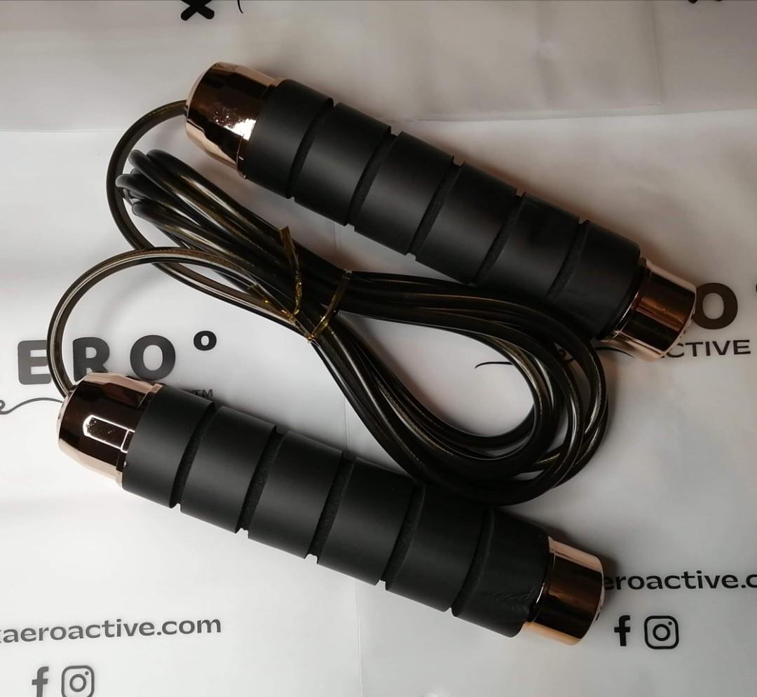 Sleek Jump Ropes (Category: Toning & Stretching Accessories) located in Quezon City. Submitted by bkk2basics (Listing ID 1043019696, Image 3). Description: The bestseller is back! Now in a sleeker, more elegant design. Its ball-bearing design creates faster rotations, and there's an inlaid steel wire within the PVC to prevent tangles and adjust speed more easily..