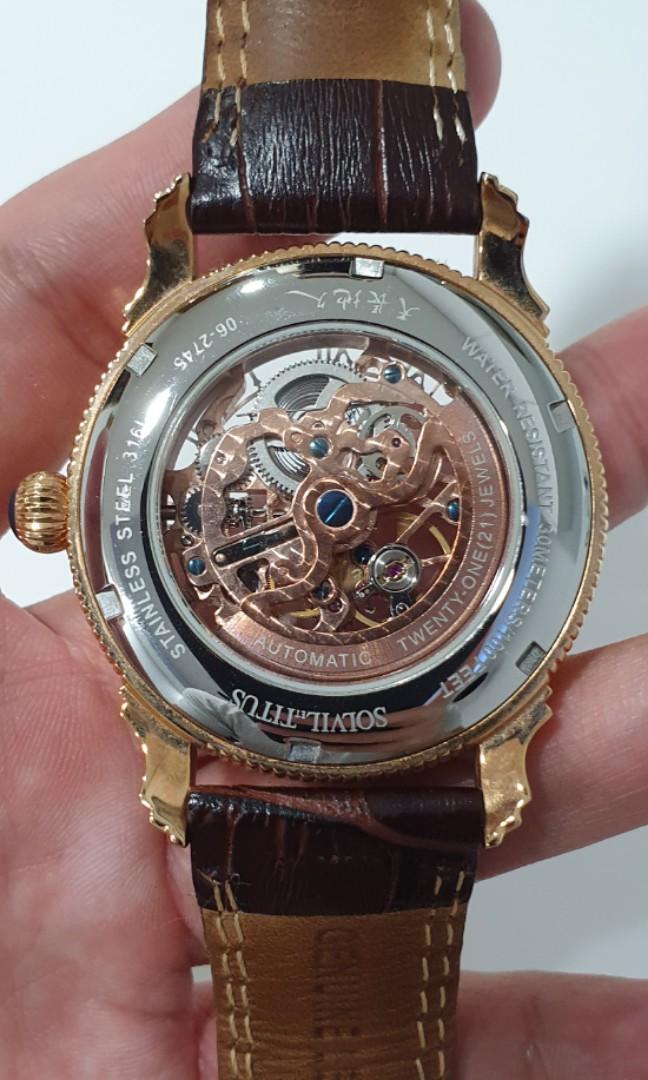 Titus skeleton hotsell watch