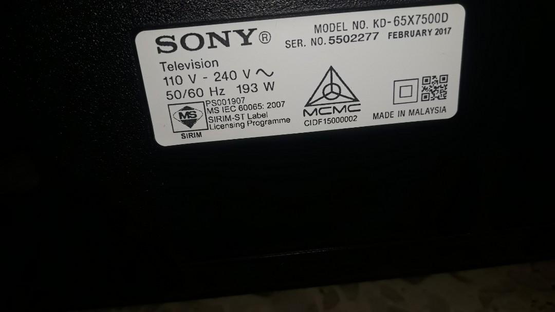 Sony 65 Inch Android 4k Smart Tv Electronics Tvs Entertainment Systems On Carousell