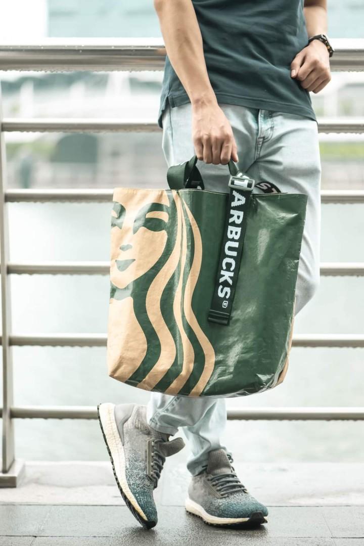 12.12 Sales Starbucks Iconic Siren Collection Tote bag with little pouch Christmas Gift Luxury Bags Wallets on Carousell