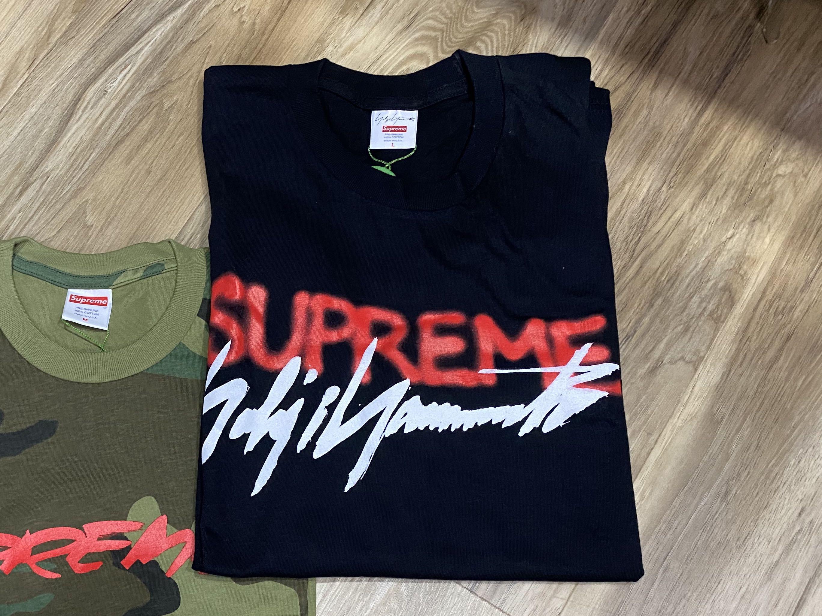 Supreme Yohji Yamamoto logo size large, Men's Fashion, Tops & Sets ...