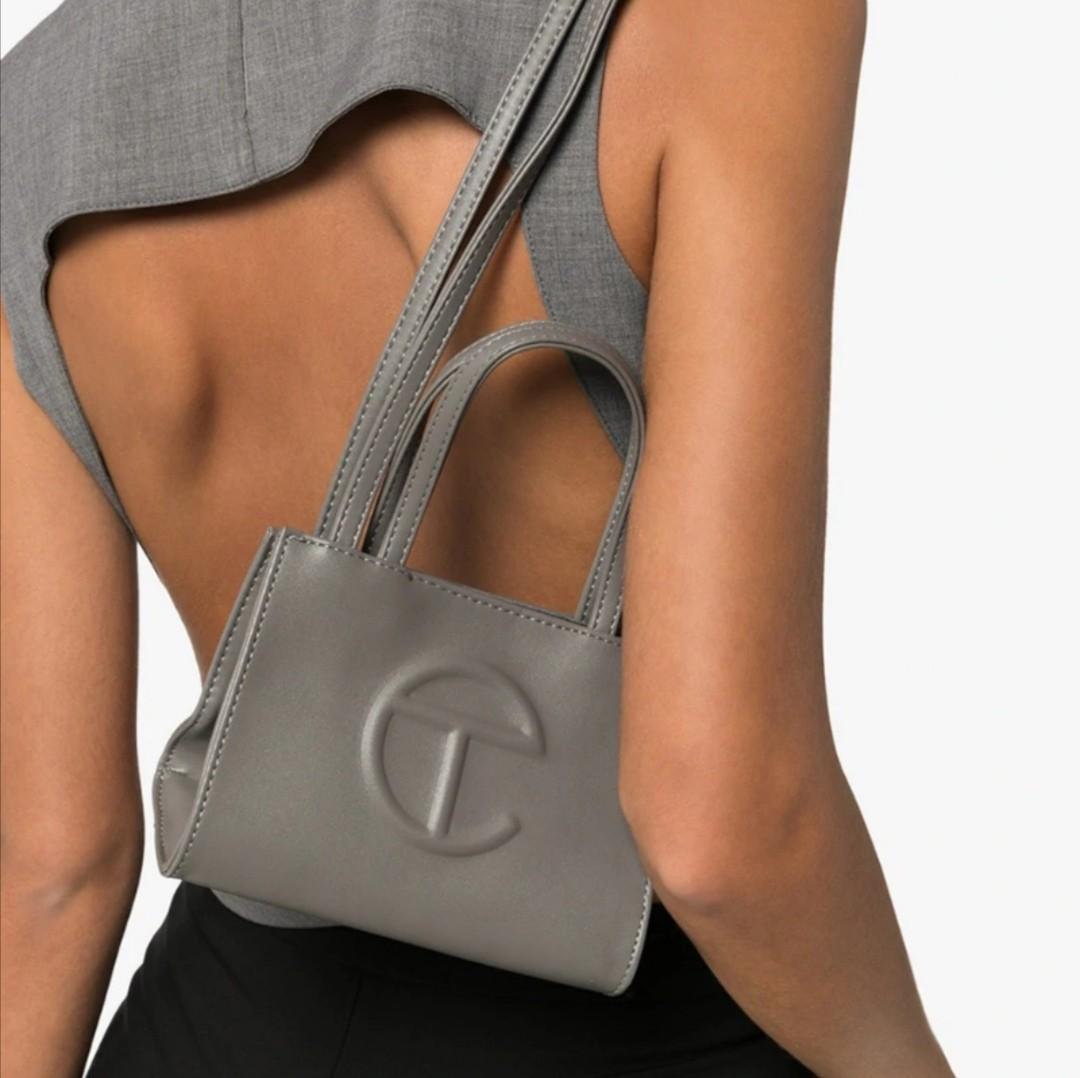 Telfar bag 2025 grey
