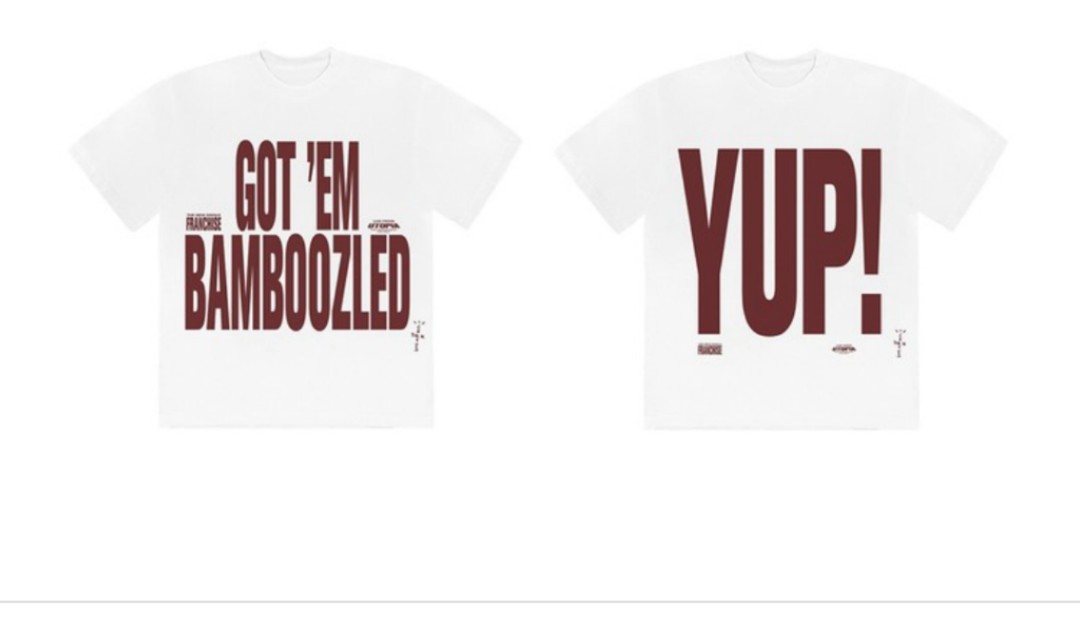 travis scott bamboozled shirt