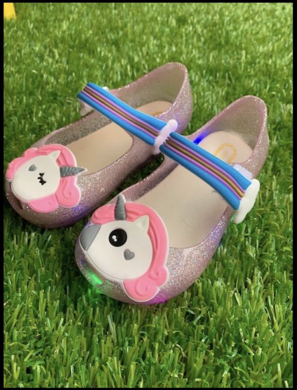 unicorn jelly shoes