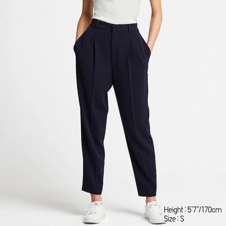 Uniqlo tapered ankle pants - green