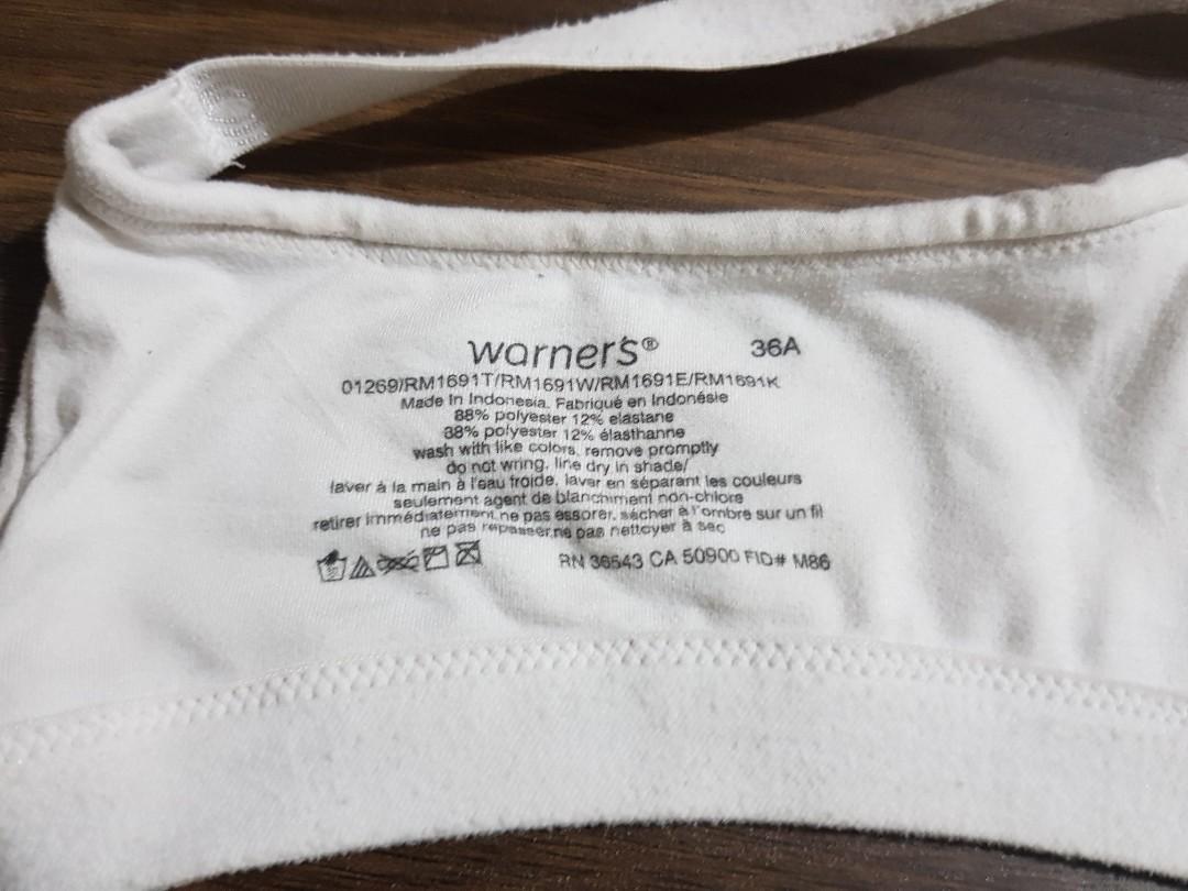Warners Bra 36A, Women's Fashion, Tops, Others Tops on Carousell