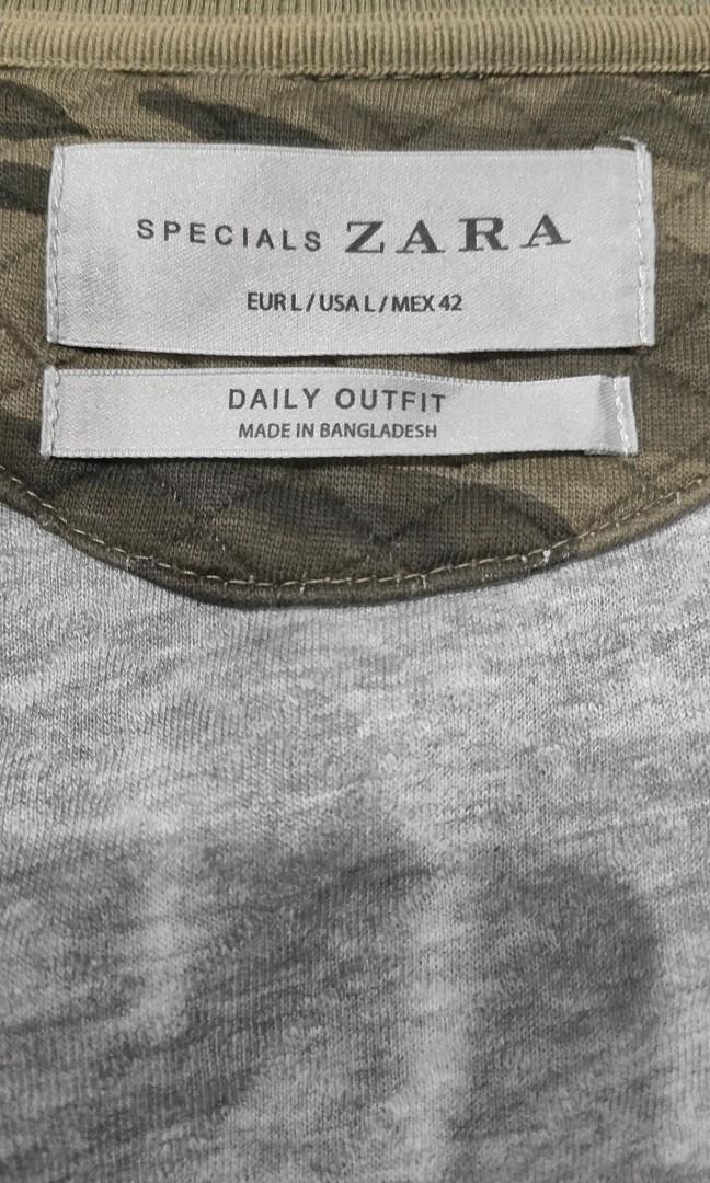 Camouflage jumper zara sales